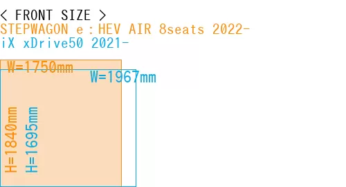 #STEPWAGON e：HEV AIR 8seats 2022- + iX xDrive50 2021-